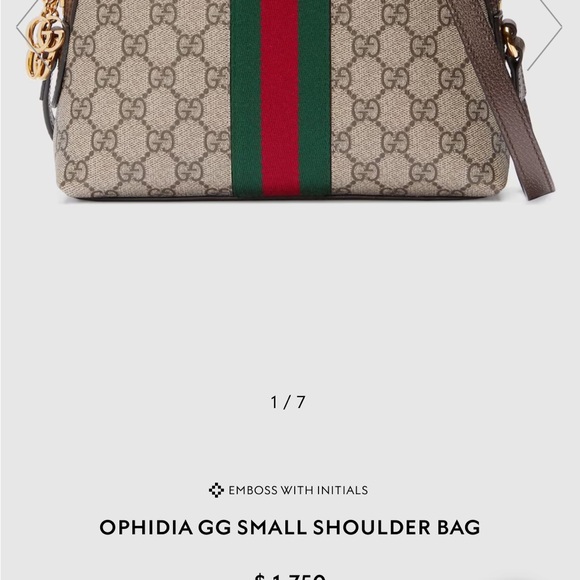 AUTHENTIC Gucci small ophidia gg bag - Picture 4 of 16